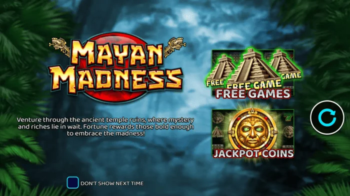 Mayan Madness - Menyu kuu yenye mandhari ya Kimaya